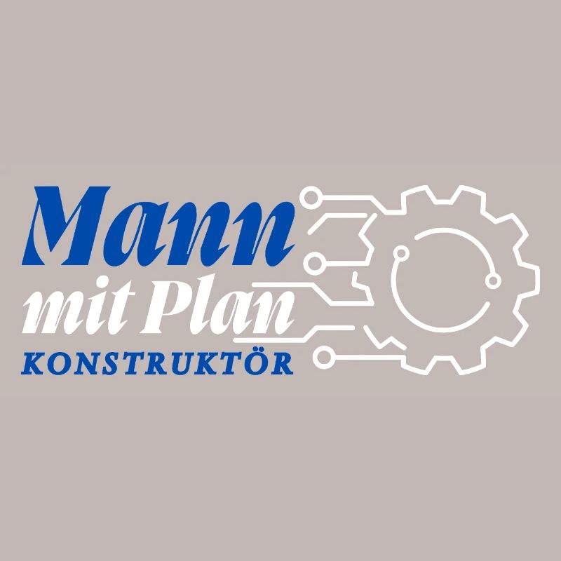 Mann mit Plan - Konstruktör, Konstrukteur