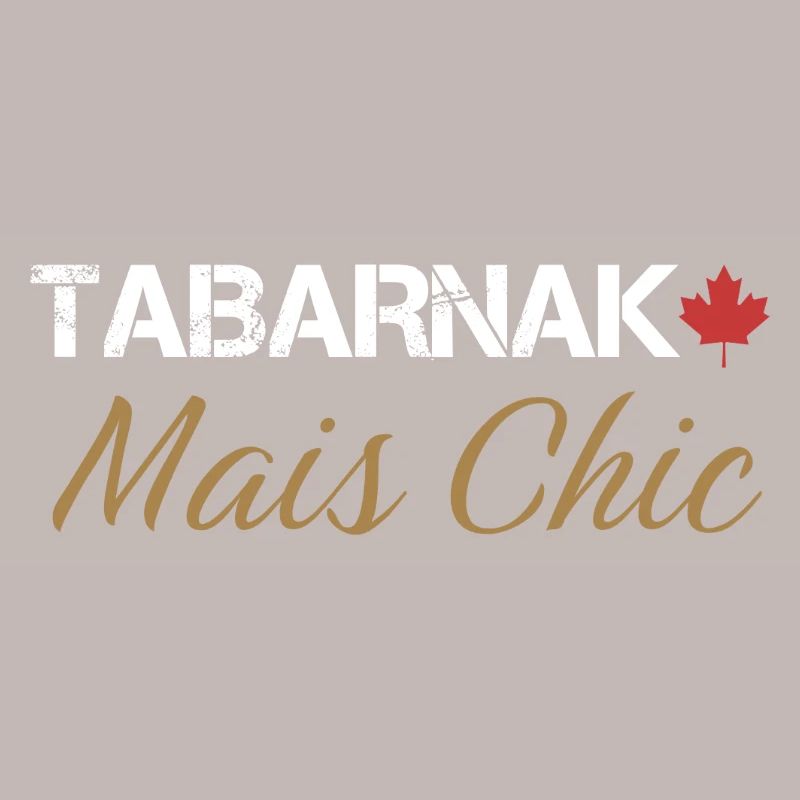 Tabarnak Chic Elegant Nature Pattern