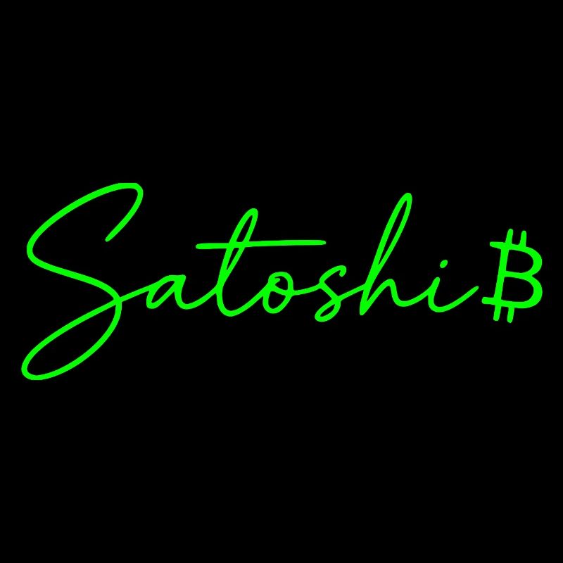 Satoshi Bitcoin Design pour les fans de crypto