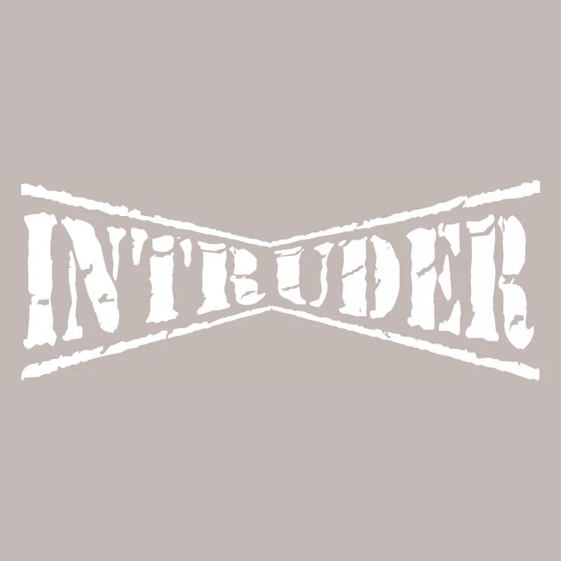 intruder hacker eindringling clan sticker computer
