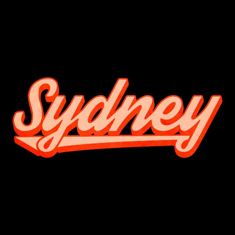 Logo du script rétro de Sydney