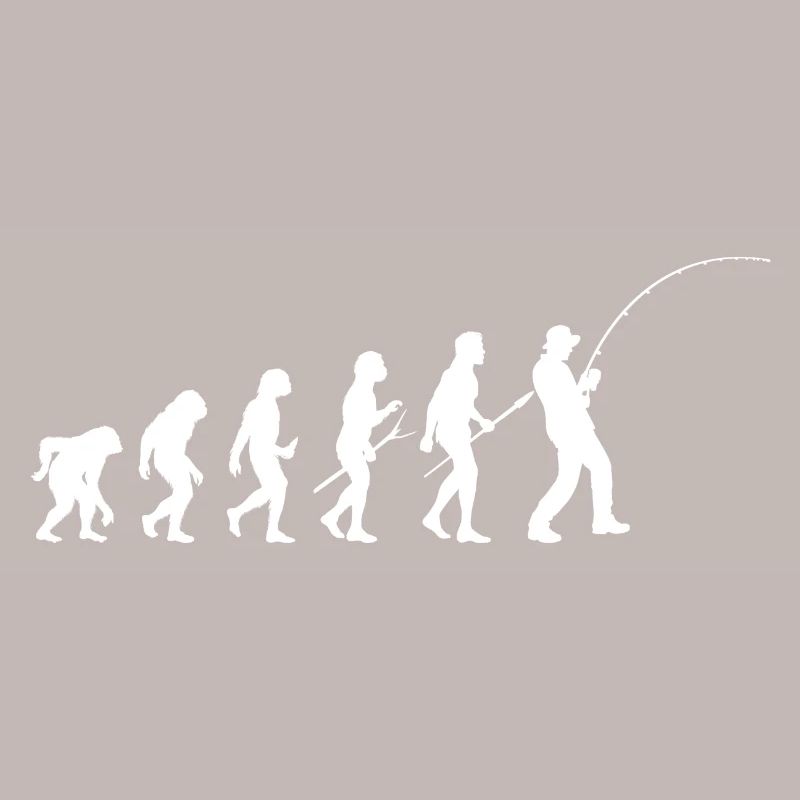 Silhouette du pêcheur Evolution