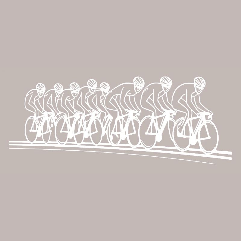 Radfahrer Line Art
