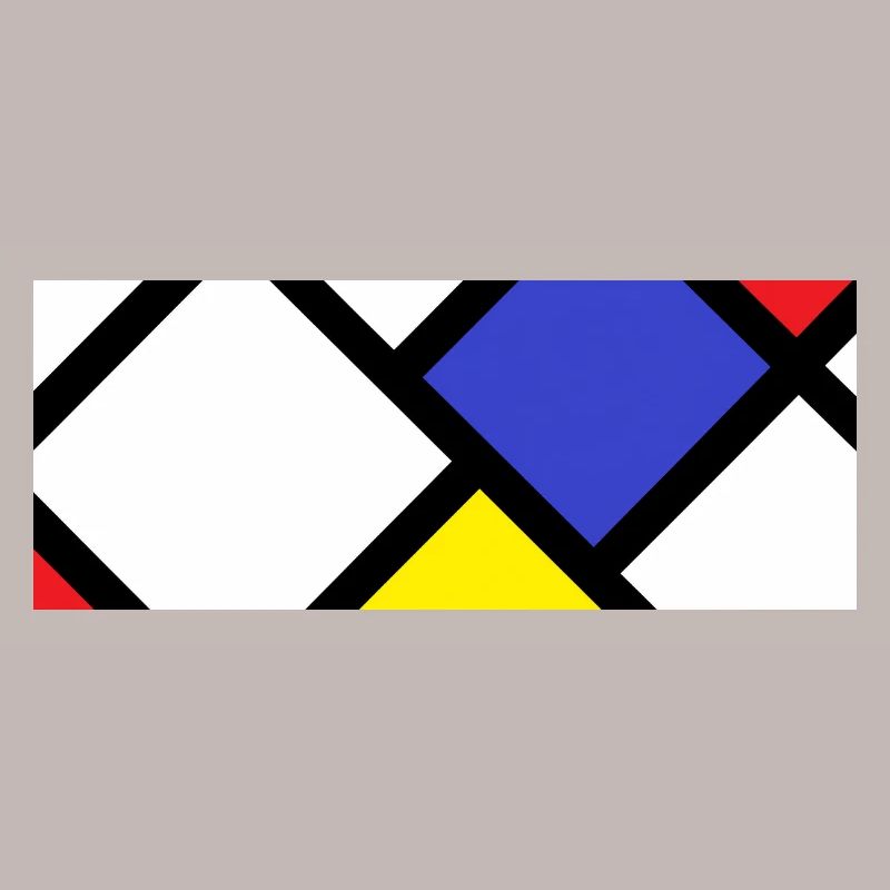 Contre-composition selon « De Stijl »