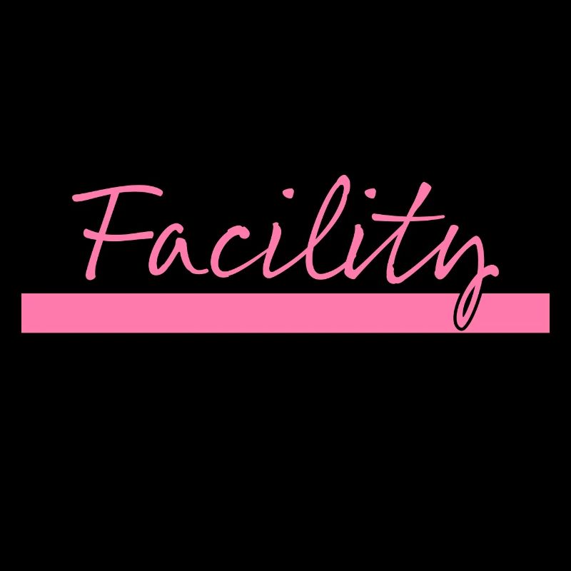Tshirt Facility Management rosa schwarz