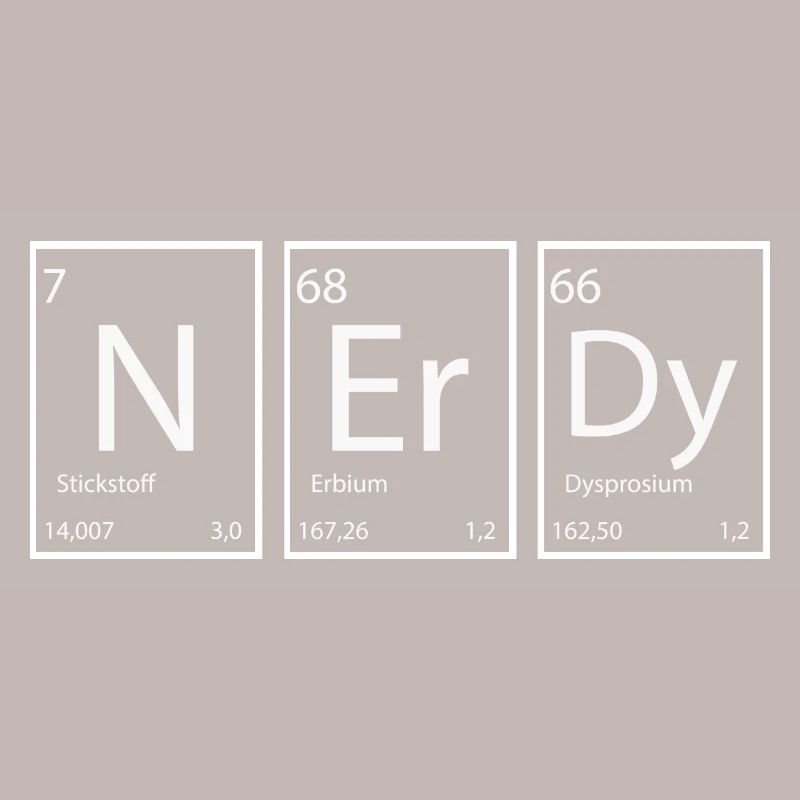 Nerdy Nerd proverbes Éléments