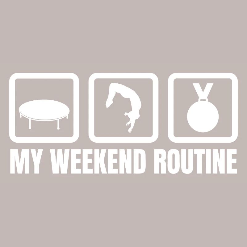 Trampolin Wochenendroutine