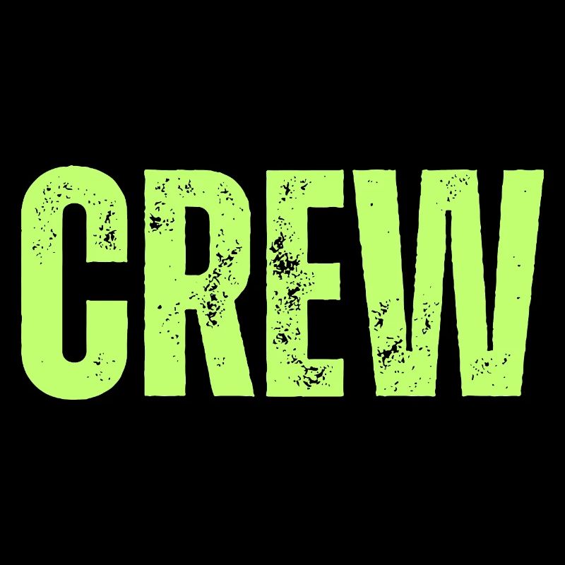 Crew Typography Green
