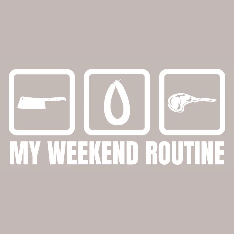 Routine du week-end chez le boucher