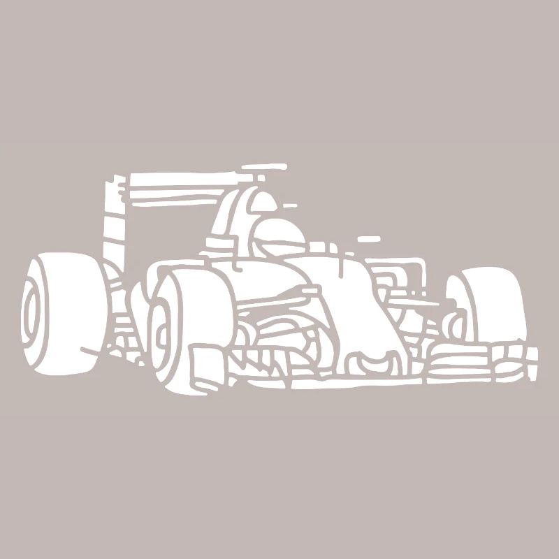 Présents de la course de voitures de formule Équipe de pilotes Kids Lui