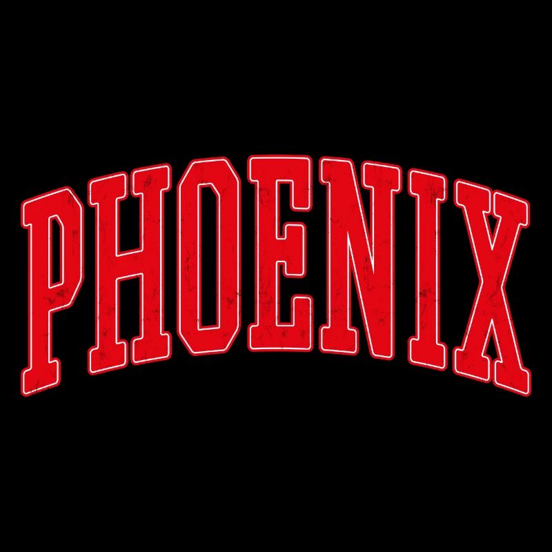 Phoenix Arch Lettering