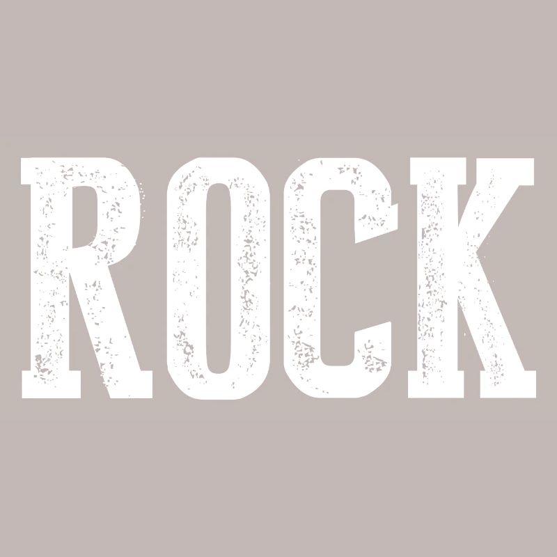 Conception typographique vintage rock and roll