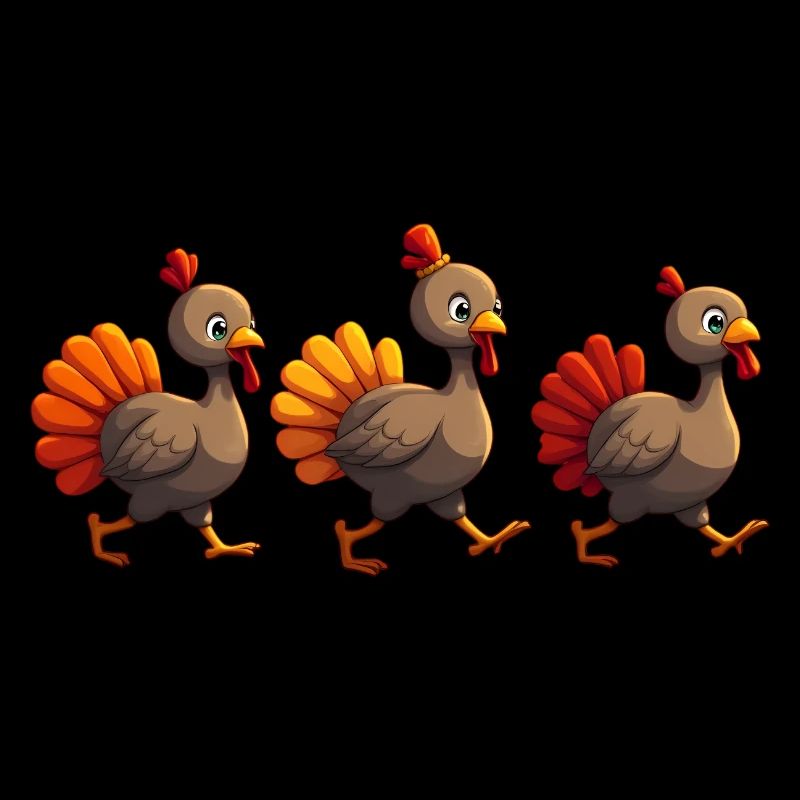 Bébé dinde de Thanksgiving