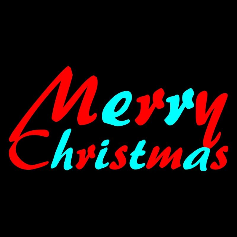 Merry Christmas Neon Script