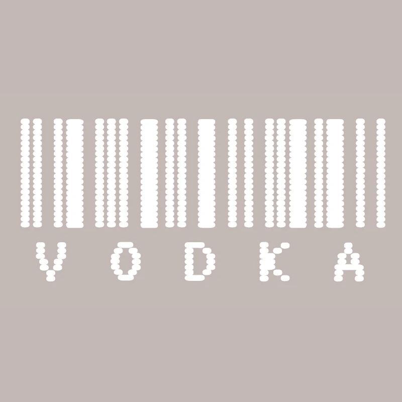 Vodka Barcode Typography