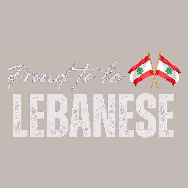 Libanese stolz, ich liebe den Libanon