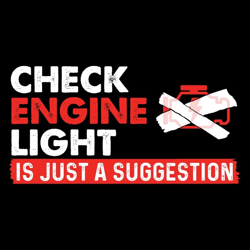 Check Engine Light Suggestion Racing Car