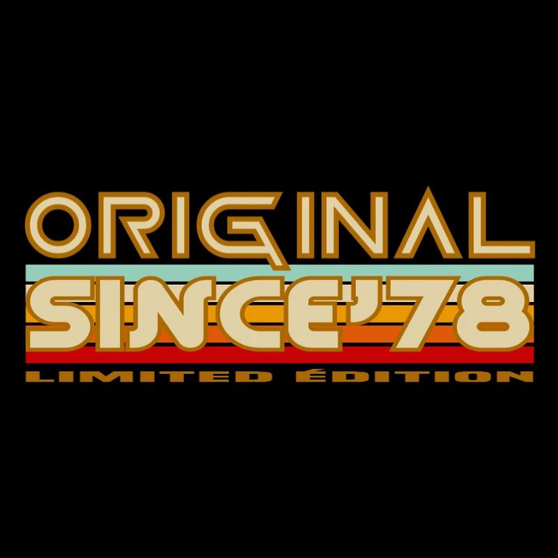 Original Since 78 Retro Logo