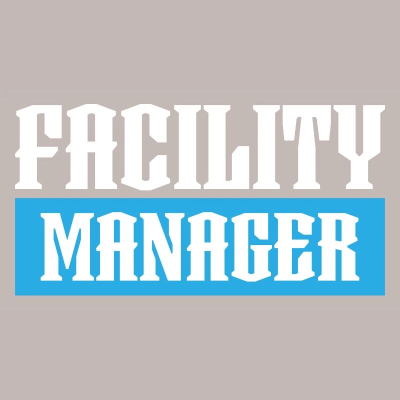 tshirt facility manager noir