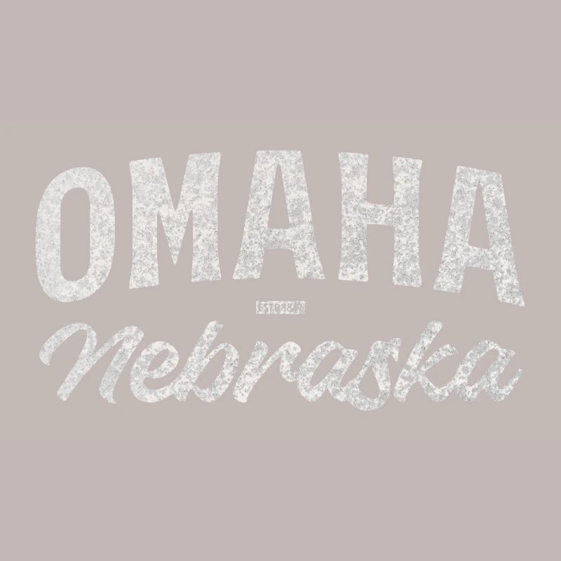 Omaha Nebraska Vintage Script Tee