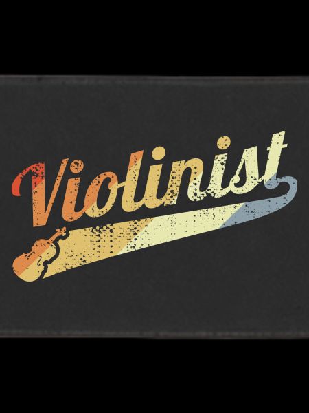 Retro Violin Player