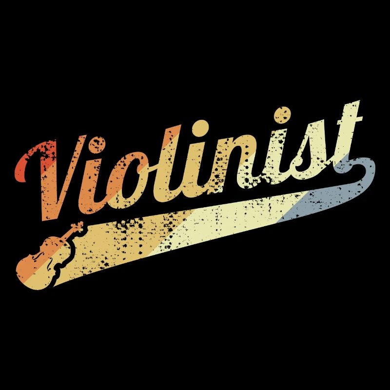 Retro Violin Player