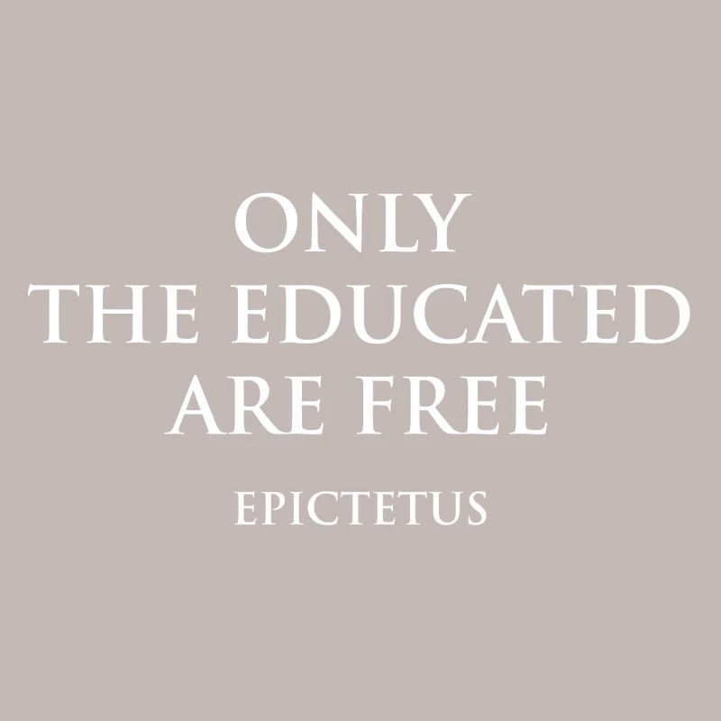 Citation d’Epictète Conception de la typographie