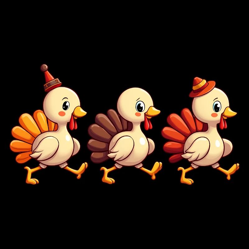 Bébé dinde de Thanksgiving