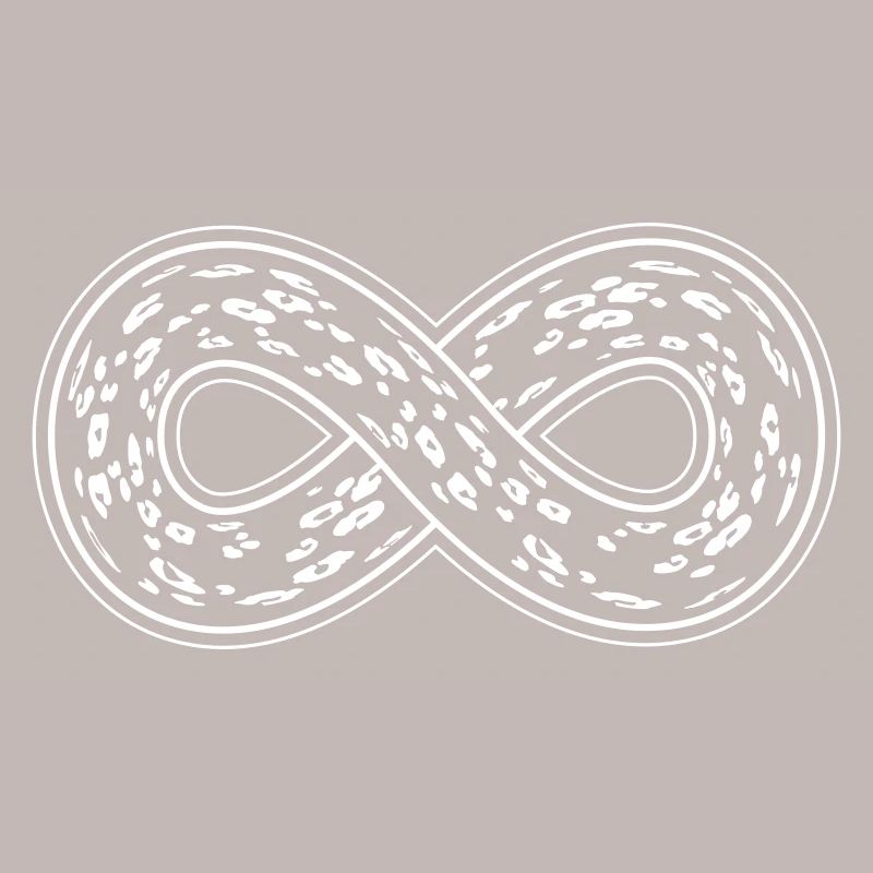 Leopard Infinity mit doppeltem Rand