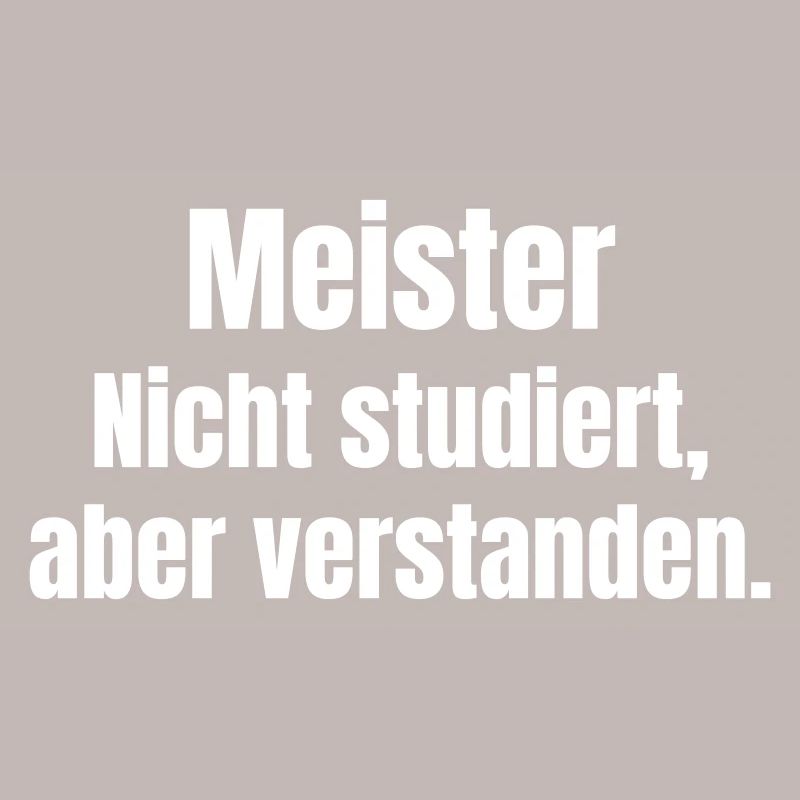 Master not studied – understood