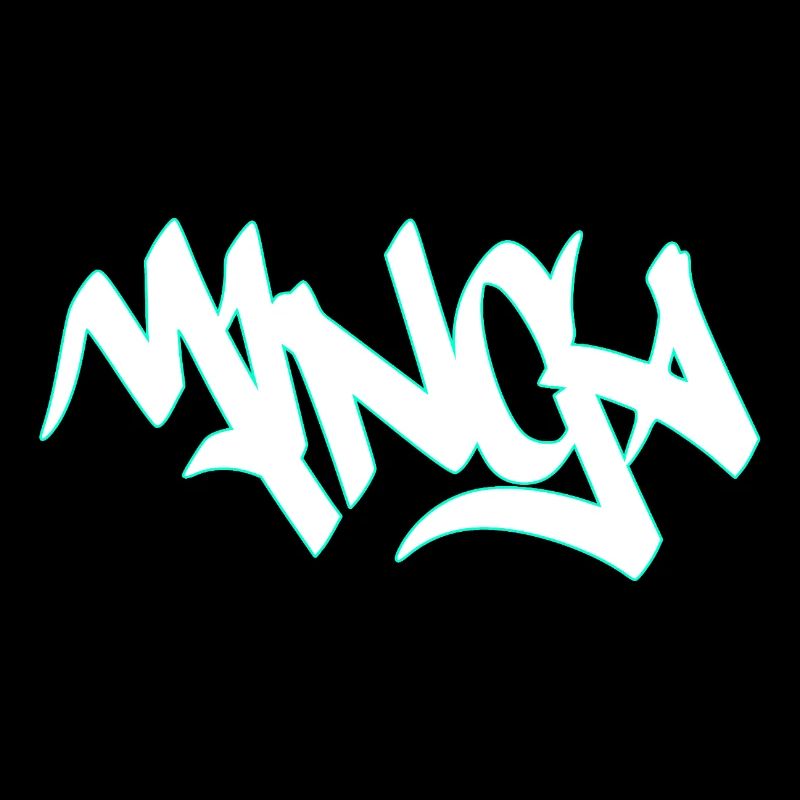 Graffiti Mibga Neon Lettering