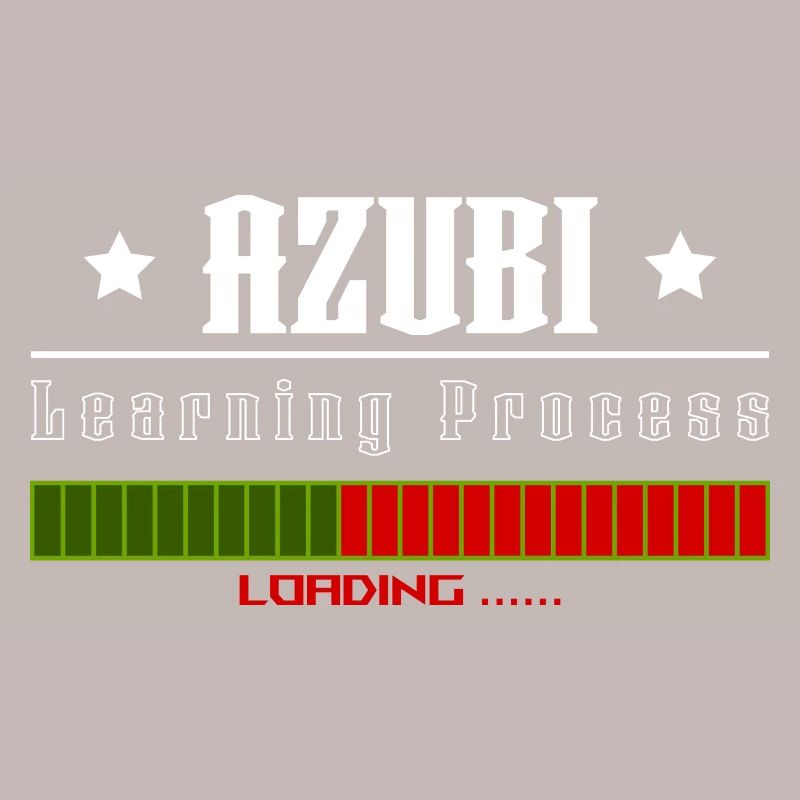 AZUBI learning process loading tshirt