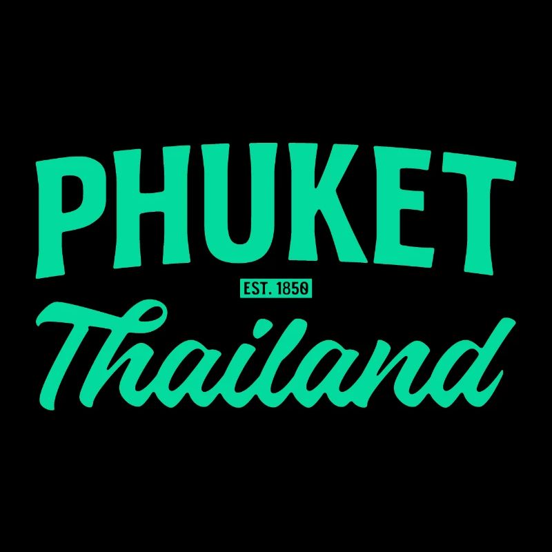 Écriture sarcelle de Phuket Thaïlande