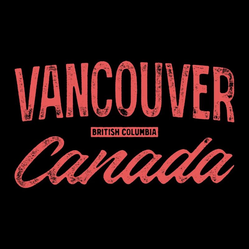 Vancouver Canada Vintage Print