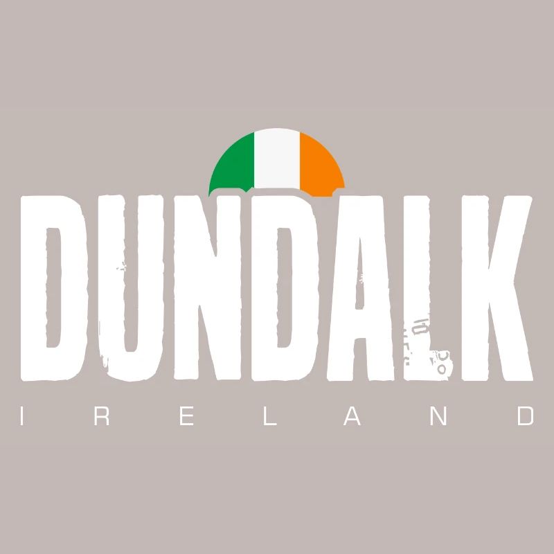 Dundalk Irish Flag Bold Text Tee