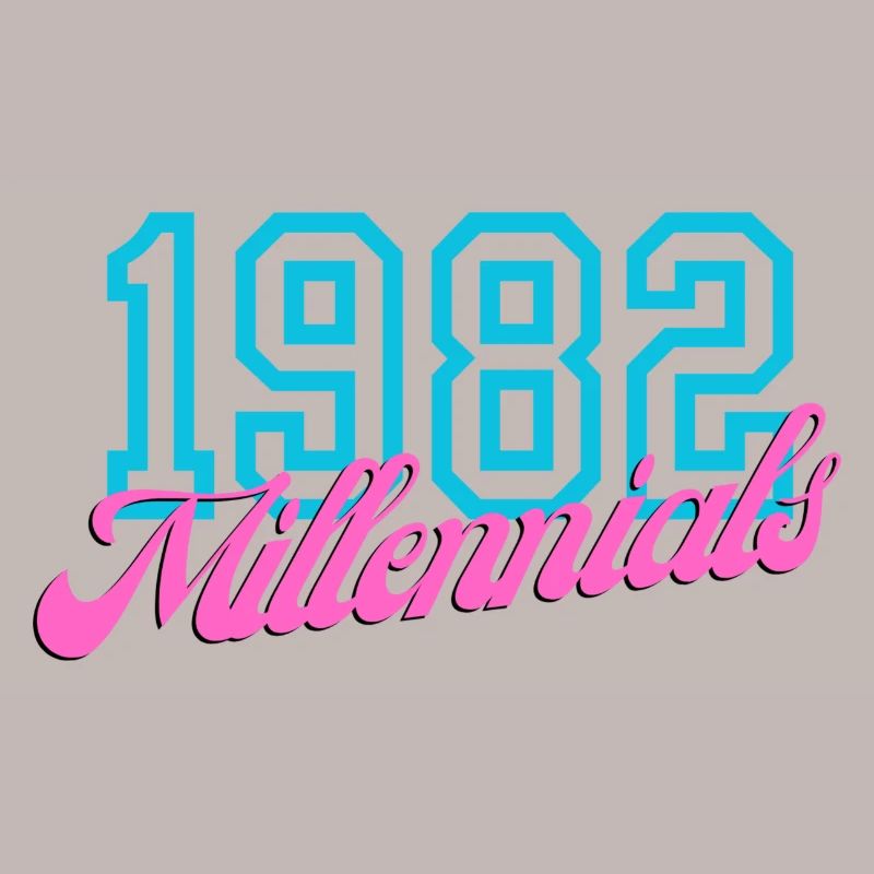 1982 Millennial Retro Numeric Design