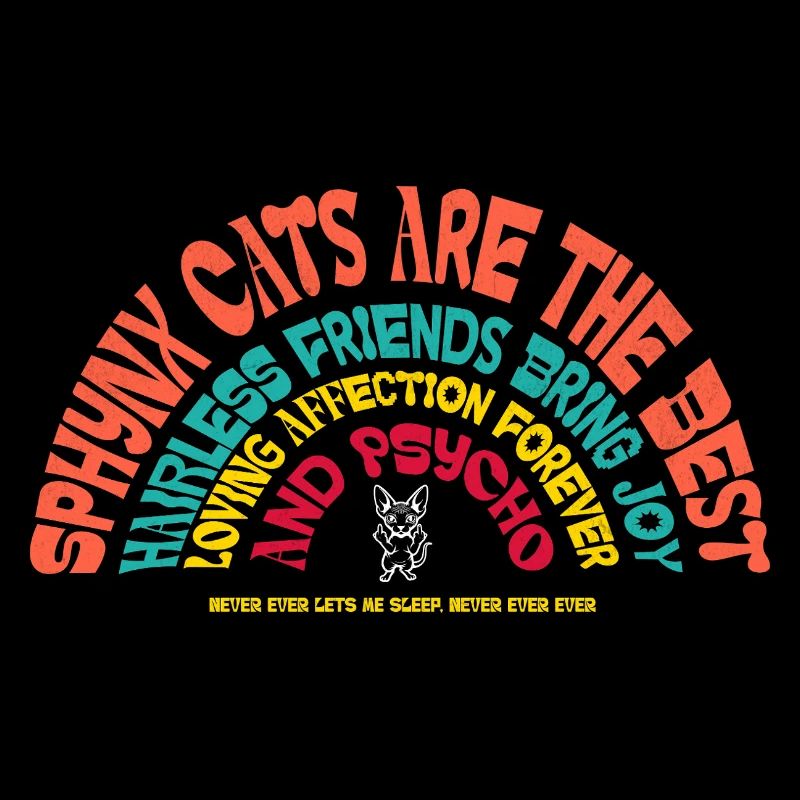 Sphynx Cat Funny Sarcastic Humor