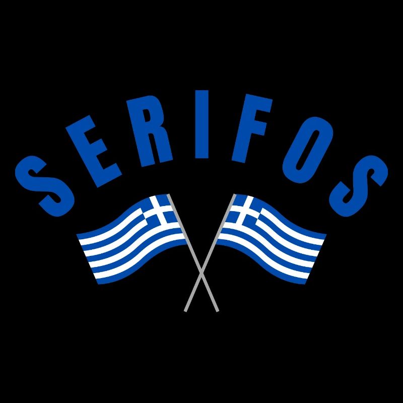 Drapeaux grecs de Serifos