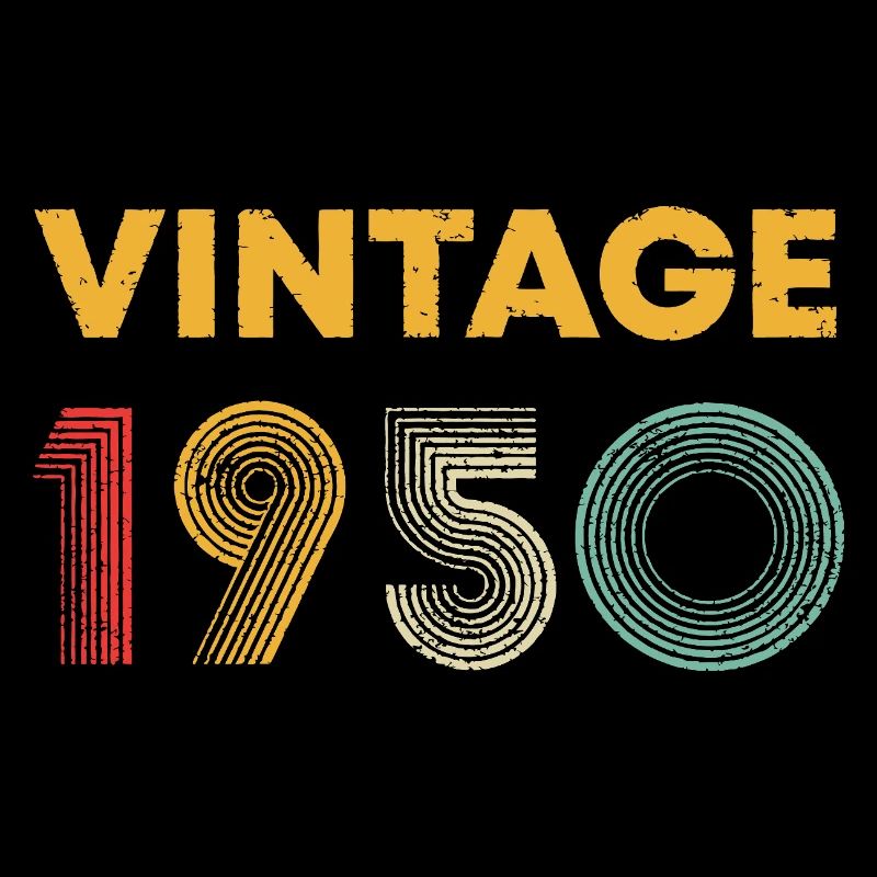 Lignes rétro vintage de 1950