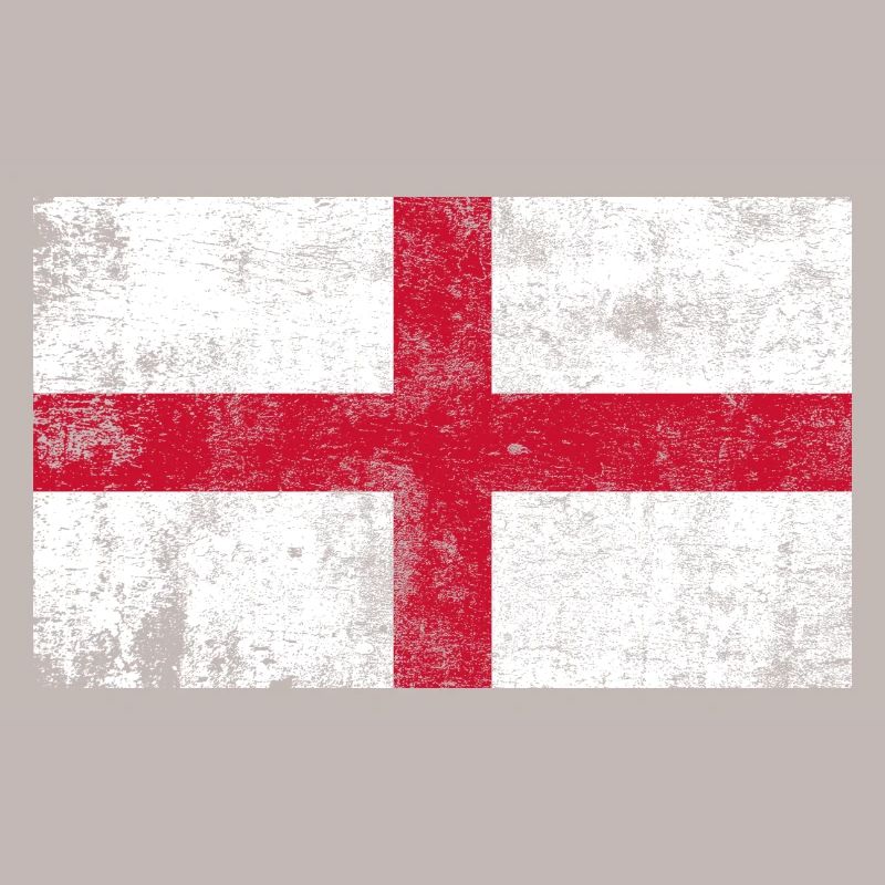 Drapeau de l’Angleterre Drapeau Grunge Retro Vintage