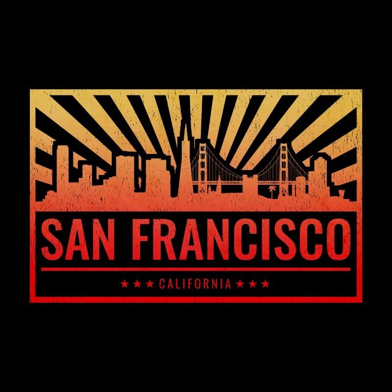 San Francisco Skyline Gradient