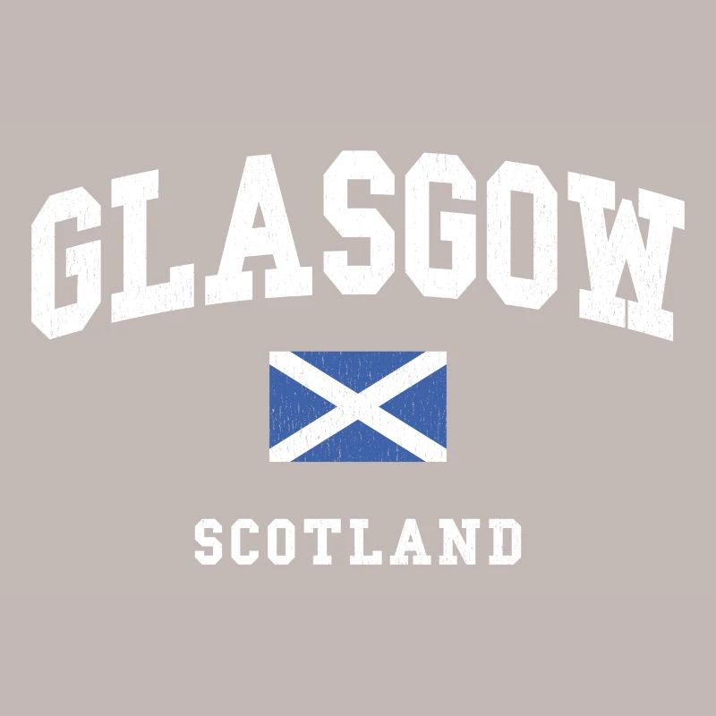 Graphique du drapeau de l’Écosse de Glasgow