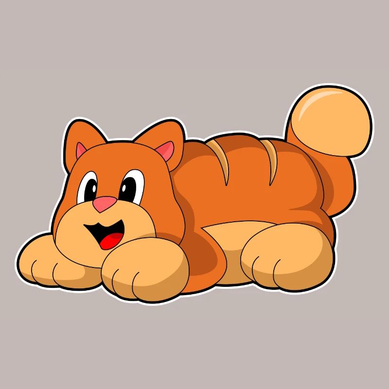 Cat Baker Bread Baking