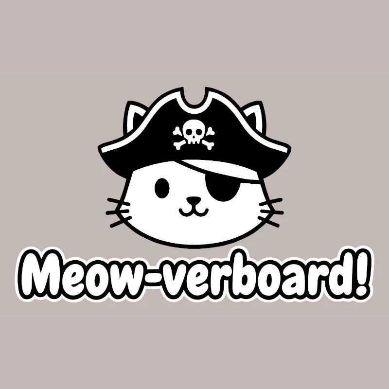 Conception de la planche Cat Pirate Meow