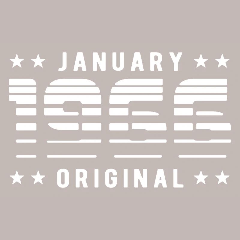 Janvier 1966 Rétrodesign original | Anniversaire