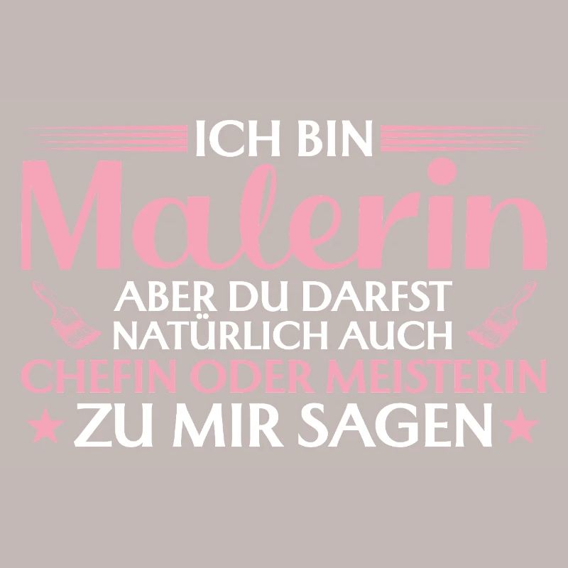Handwerkerin Chefin oder Meisterin - Malerin
