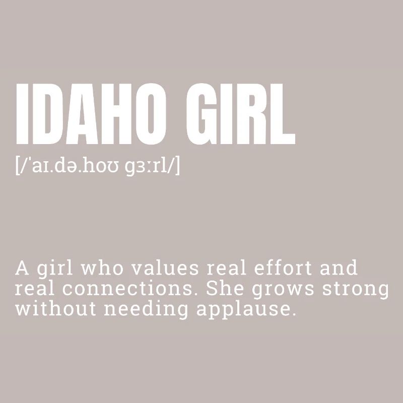 Déclaration de force des filles de l’Idaho