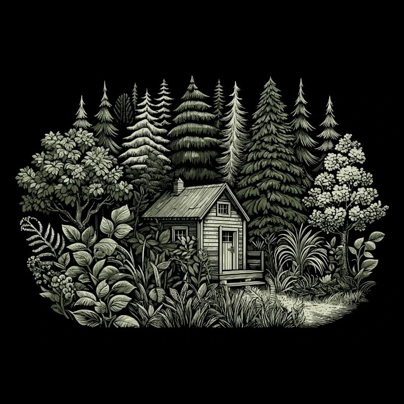 naturverbunden Leben mit einem Tiny House im Wald