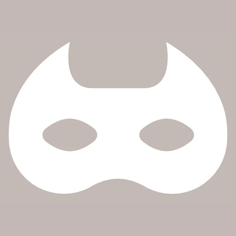 Maske eines Superhelden