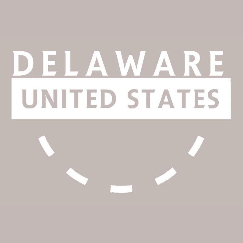 Delaware State Emblem Circular Badge